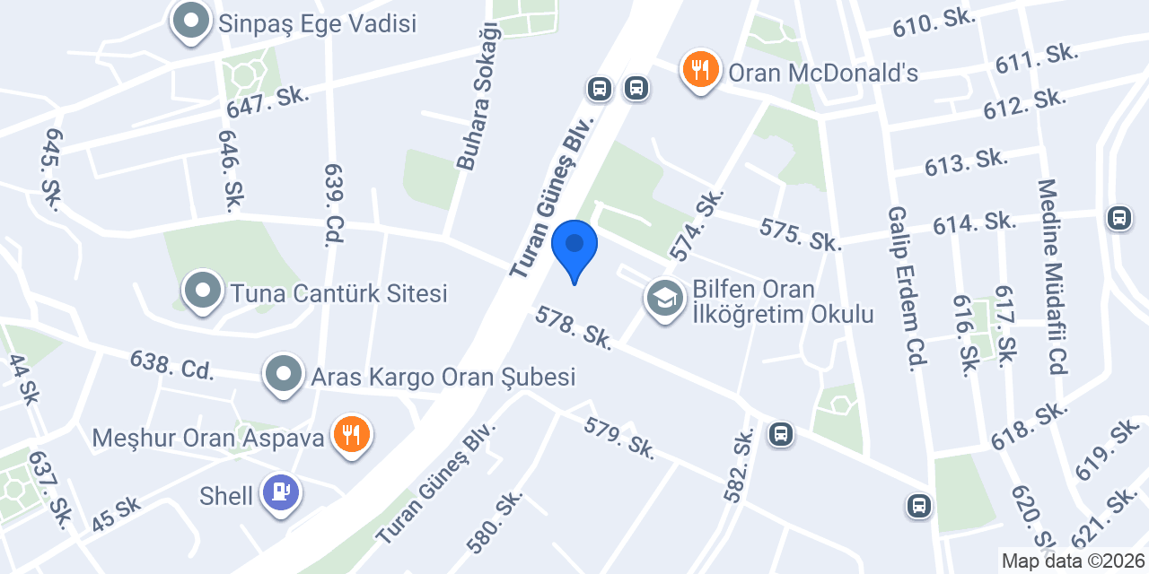 Oran Bayram Eczane konumu