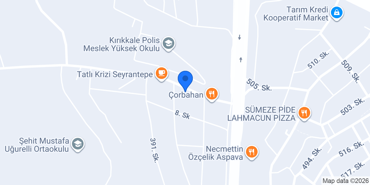 Acı ve kahve konumu