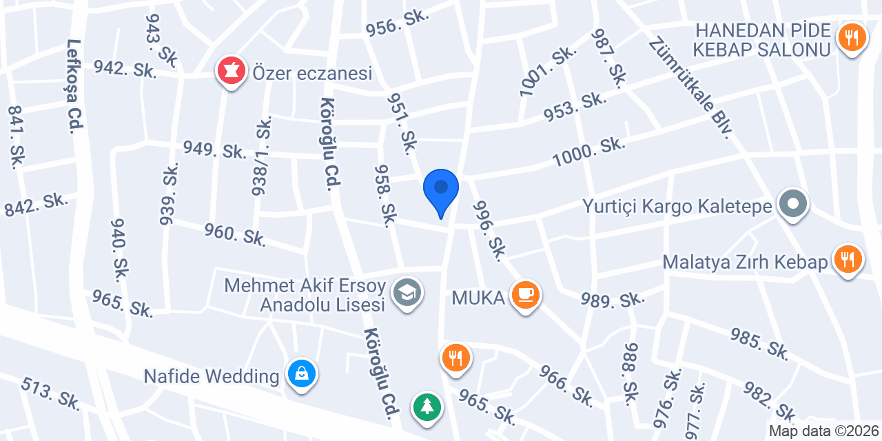 Kasap Enes Usta konumu