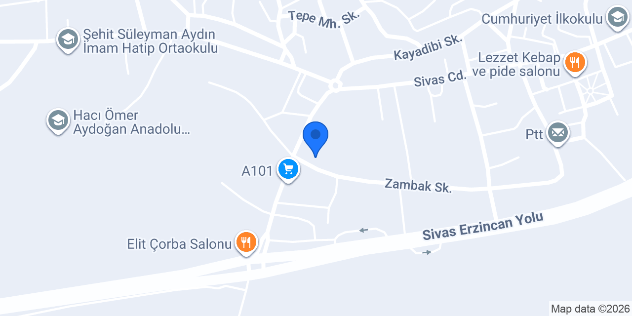 Devlet Hastanesi konumu