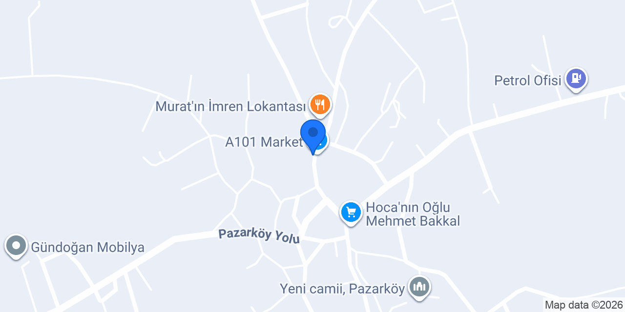 Pazarköy ŞHK Ortaokulu konumu