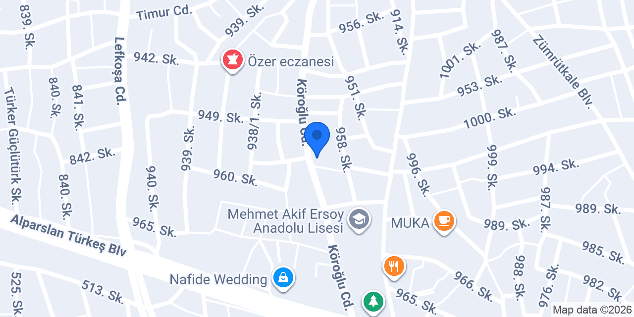 Bilik yapı inşaat ltd.şti konumu