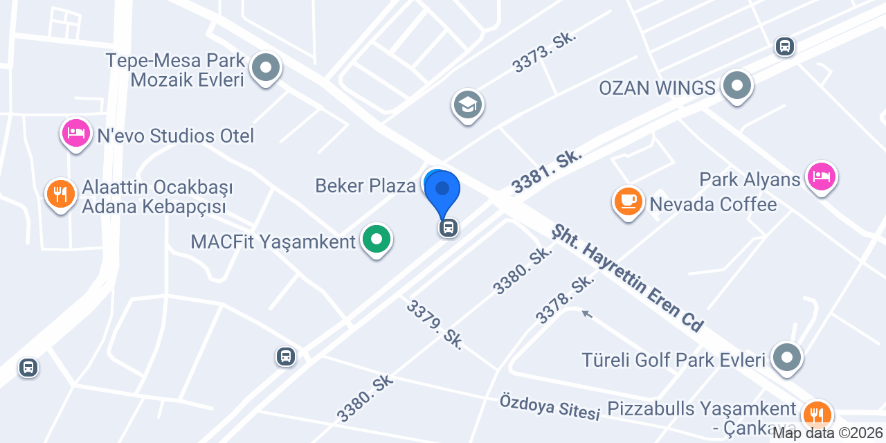 Double Zero Yaşamkent konumu