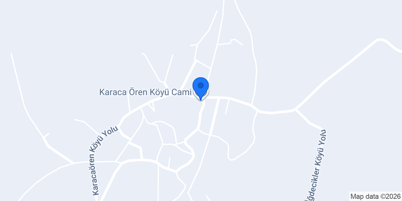 Karacaören Ortaokulu konumu