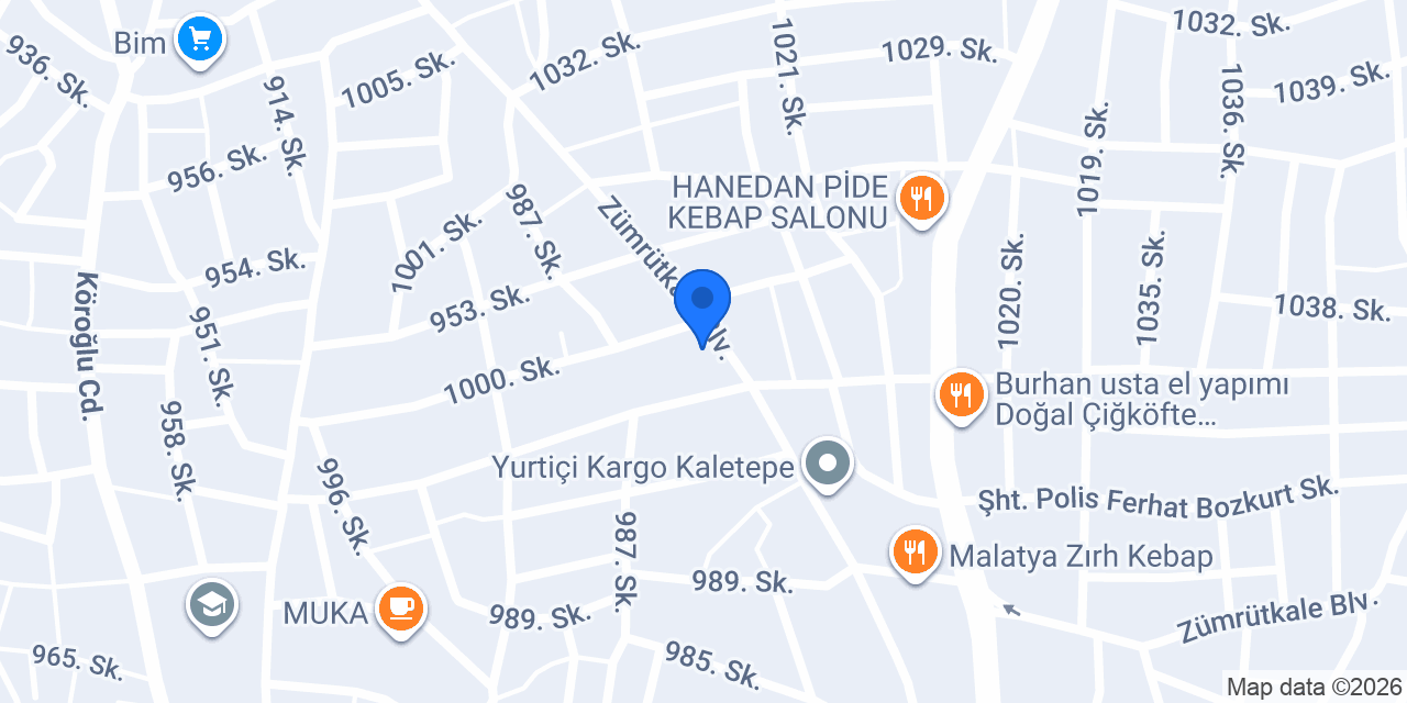 Kalatepe Umut Eczanesi konumu