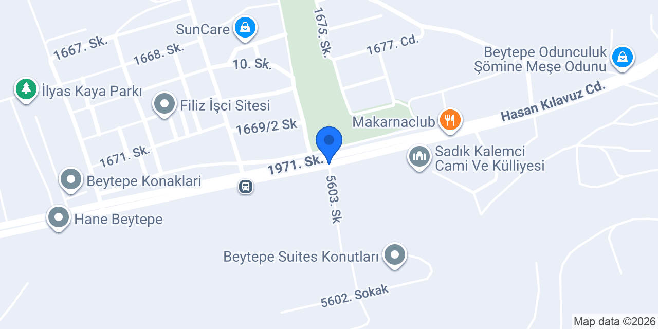 YAKA BİLKENT konumu