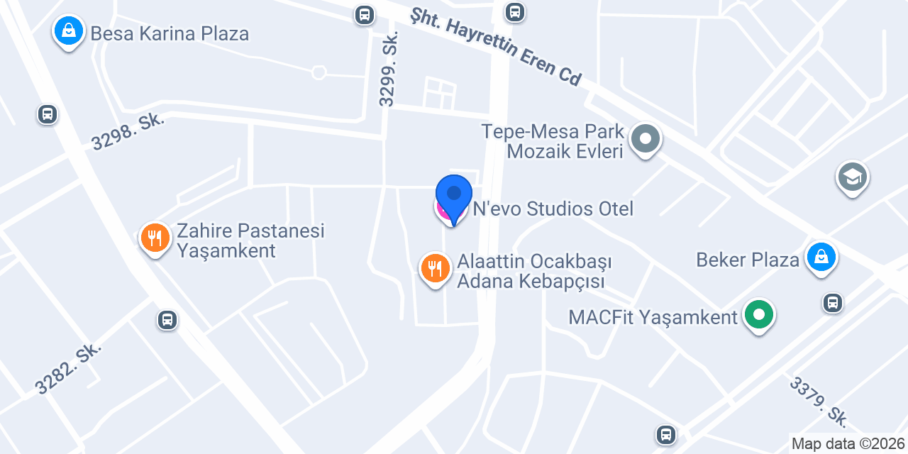 N'evo Studios Otel konumu
