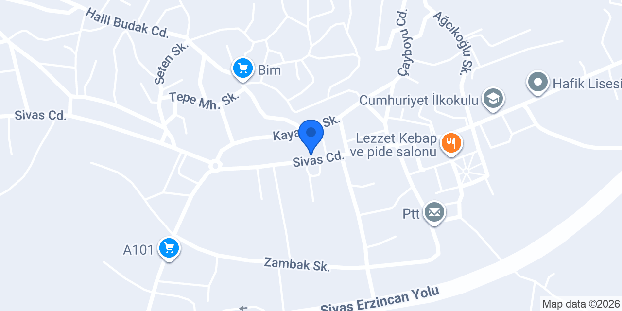 Marshall - Yıldırım Ticaret konumu