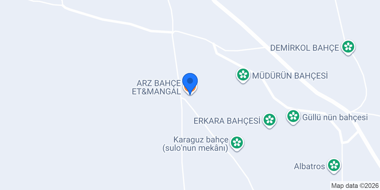ARZ BAHÇE ET&MANGAL konumu