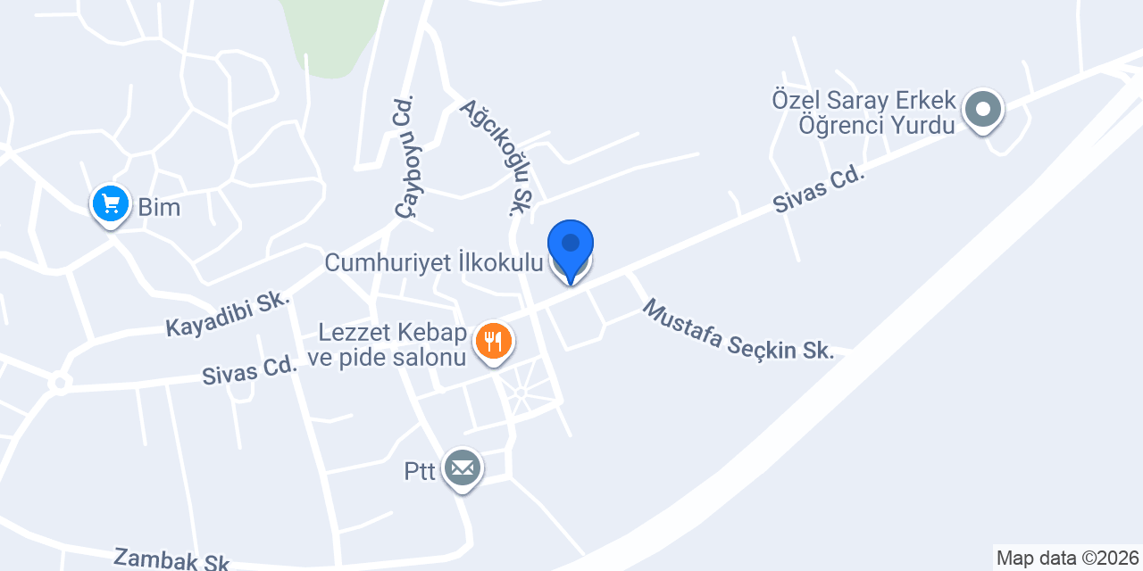 Cumhuriyet İlkokulu konumu