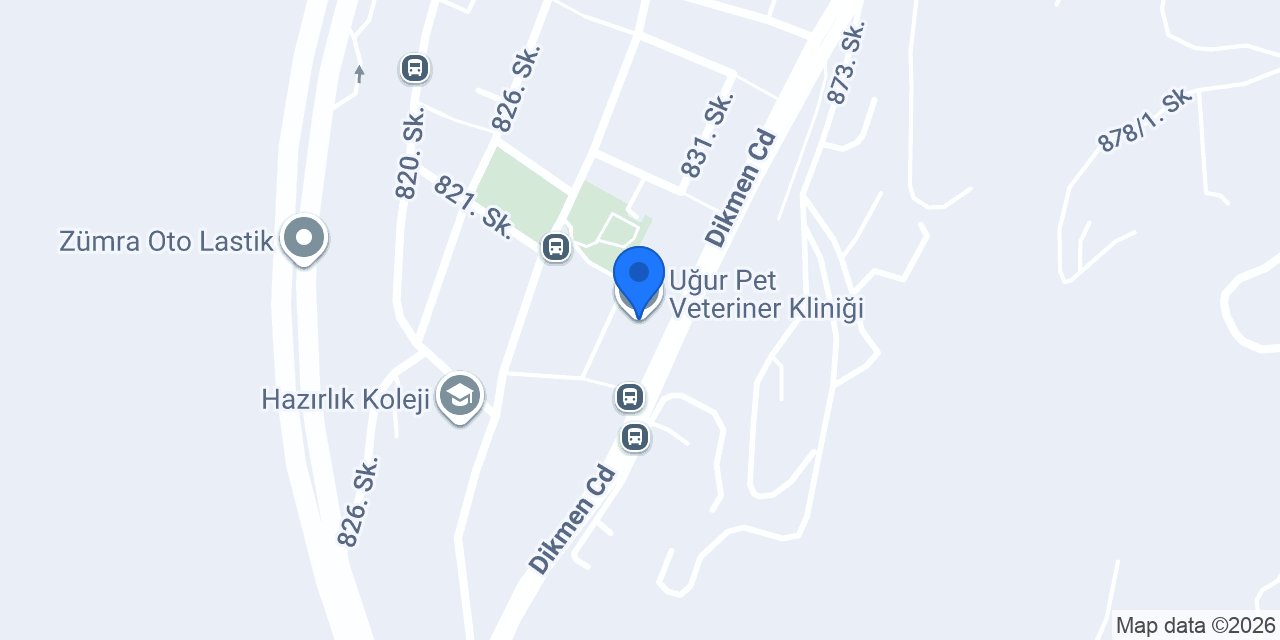 Uğur Pet Veteriner Kliniği konumu