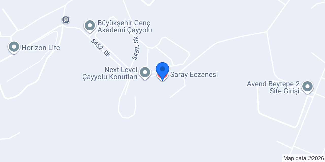 Saray Eczanesi konumu