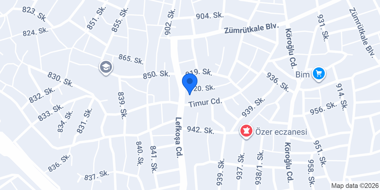 Özer Mühendislik konumu