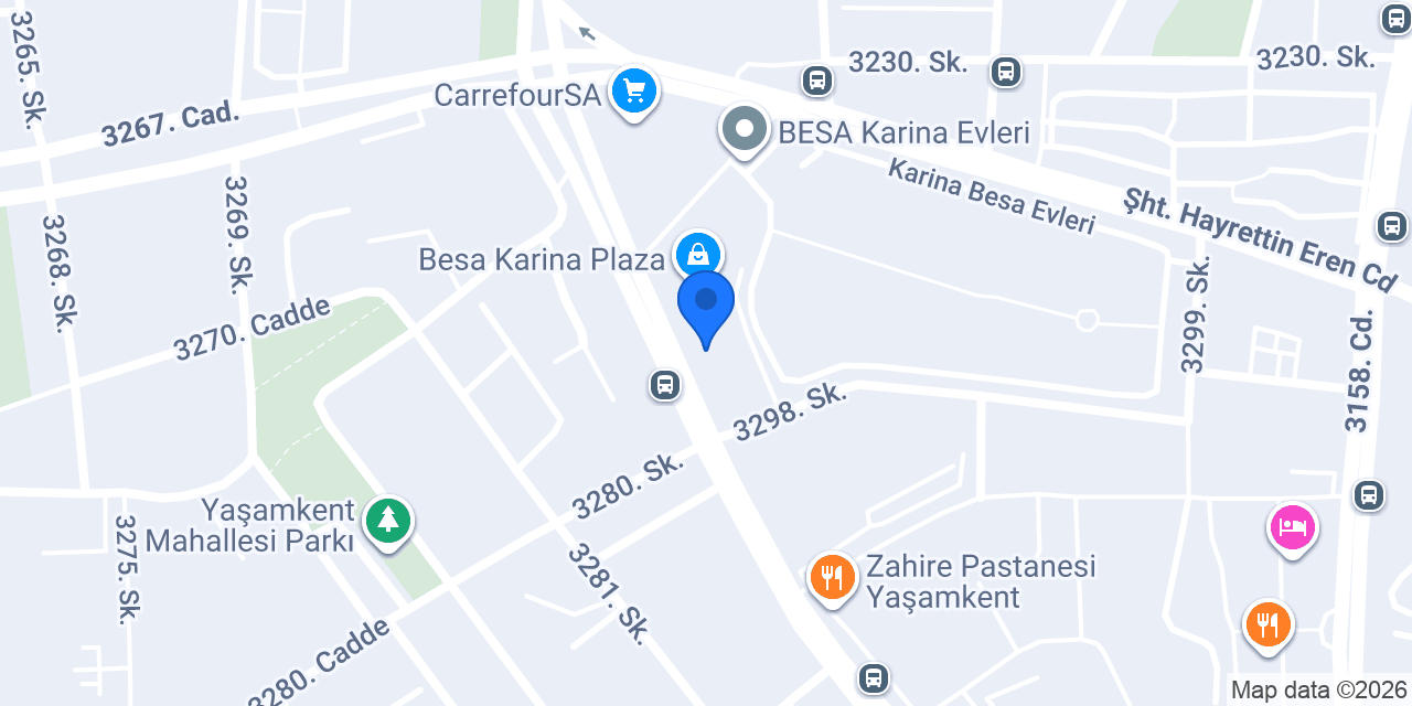 Luna Spa&Massage (Yaşamkent) konumu