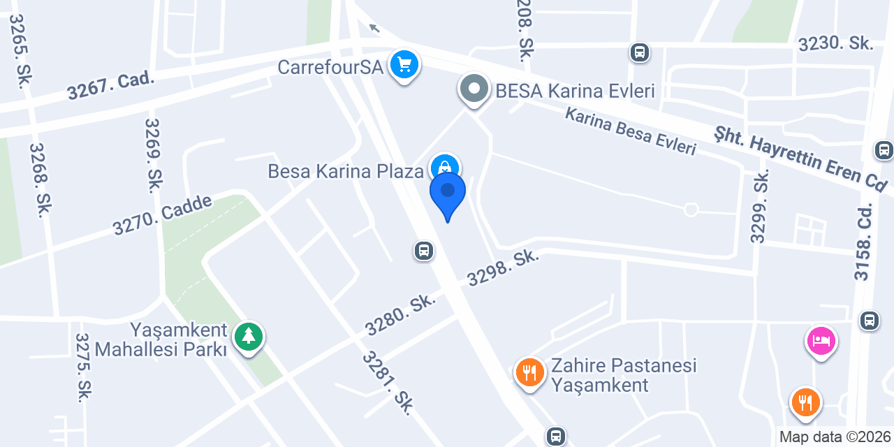 Ayba Kırtasiye konumu