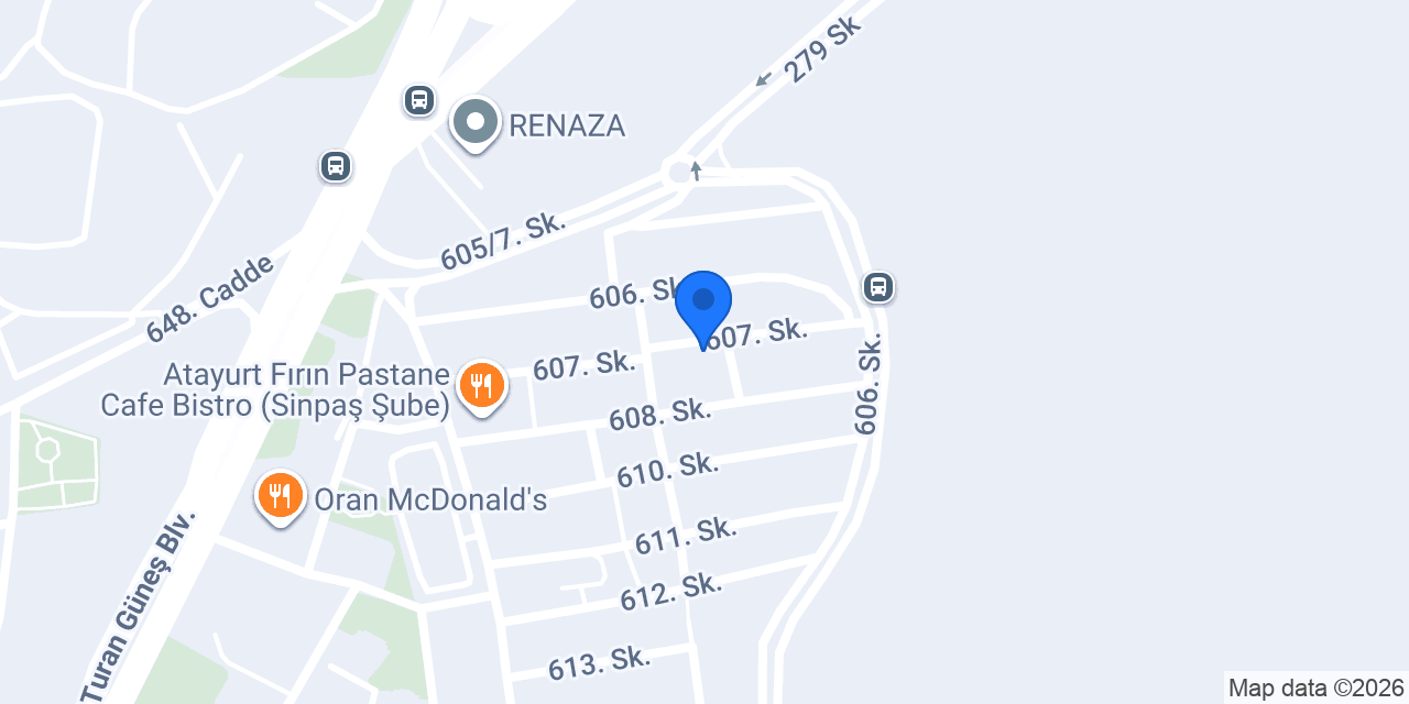 AKBOZ GROUP GNT İNŞAAT PROJE konumu