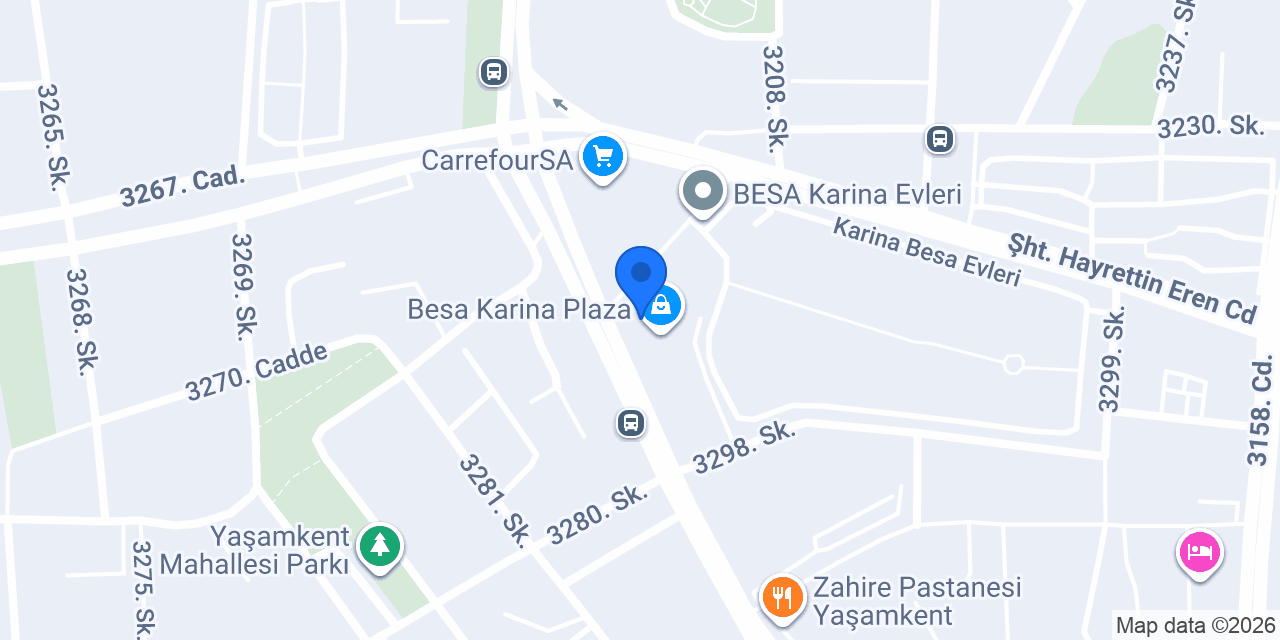 Serap Engin Beauty Lounge Yaşamkent | Çayyolu Güzellik Merkezi konumu
