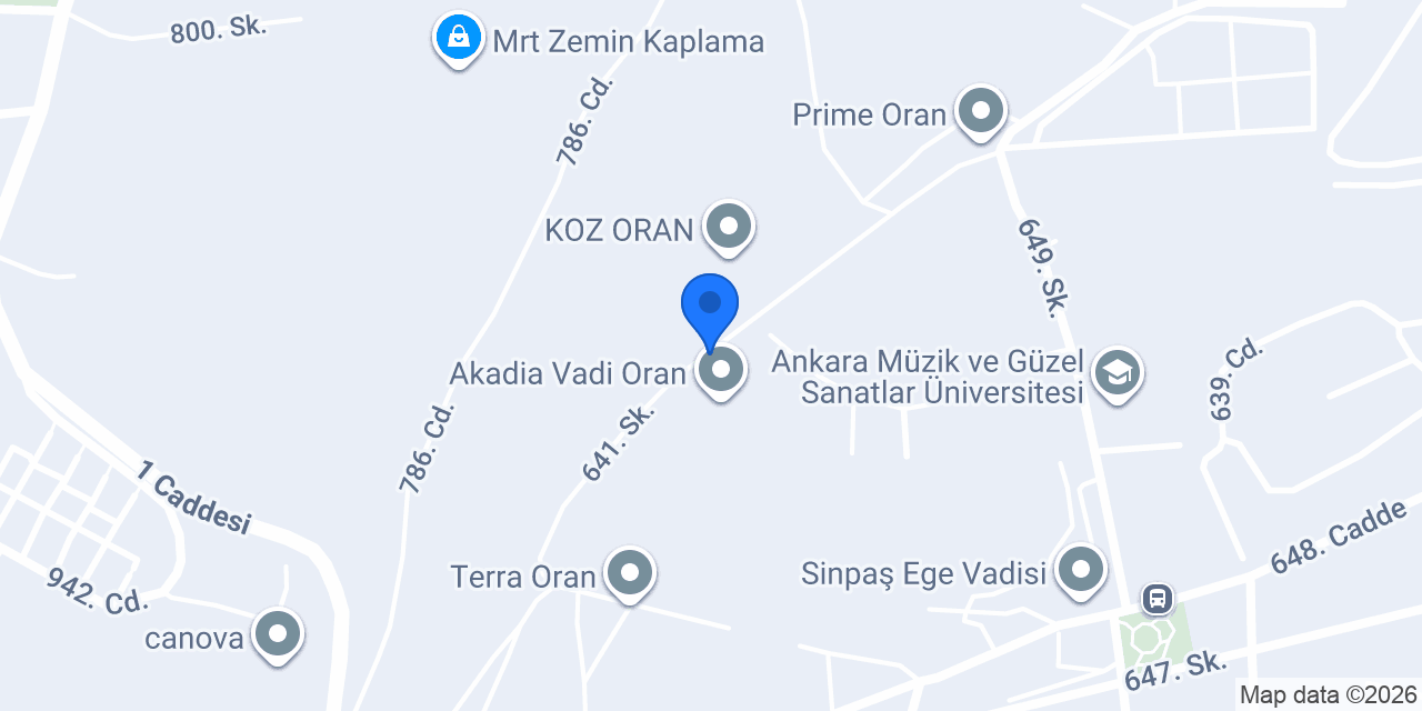 Vadi Oran Eczanesi konumu