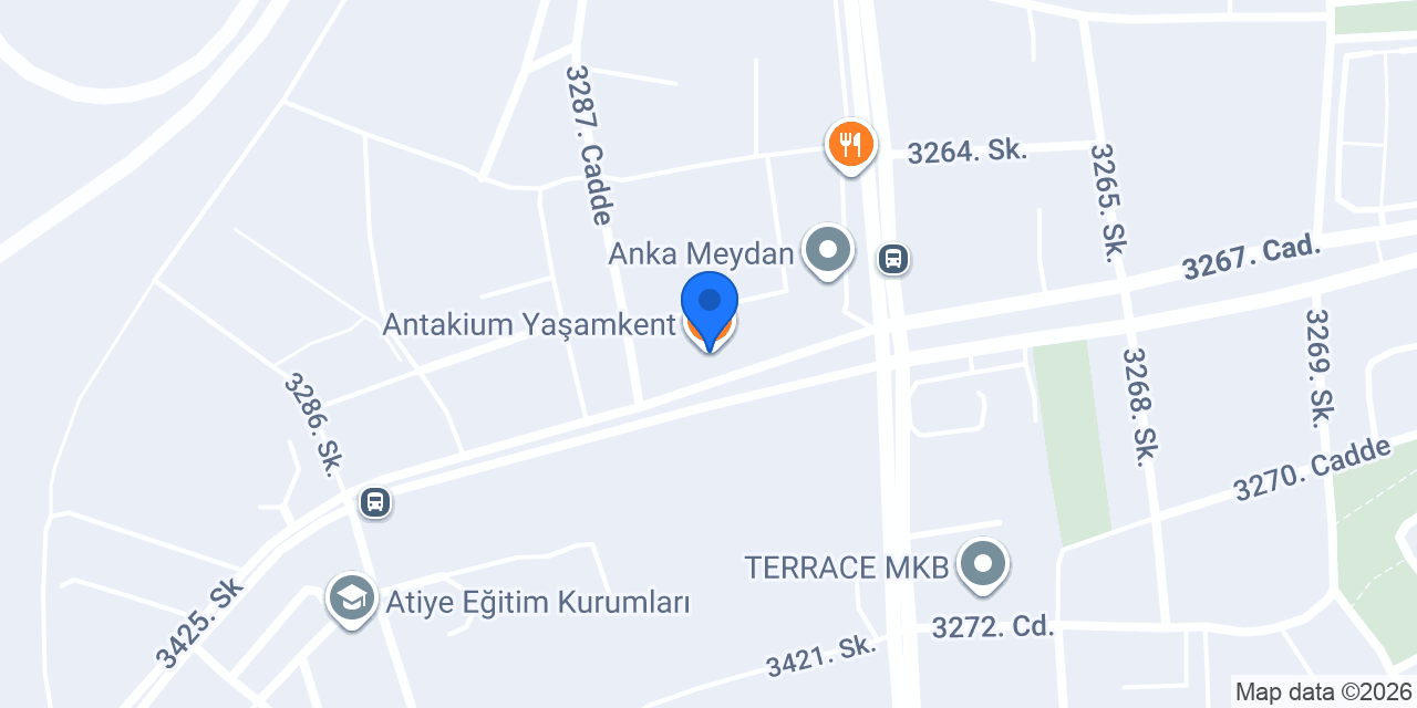 Antakium Yaşamkent konumu