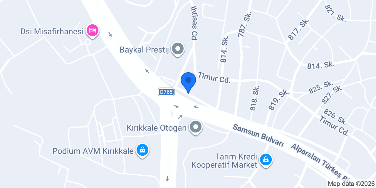 Kırıkkale taksi 7/24 konumu