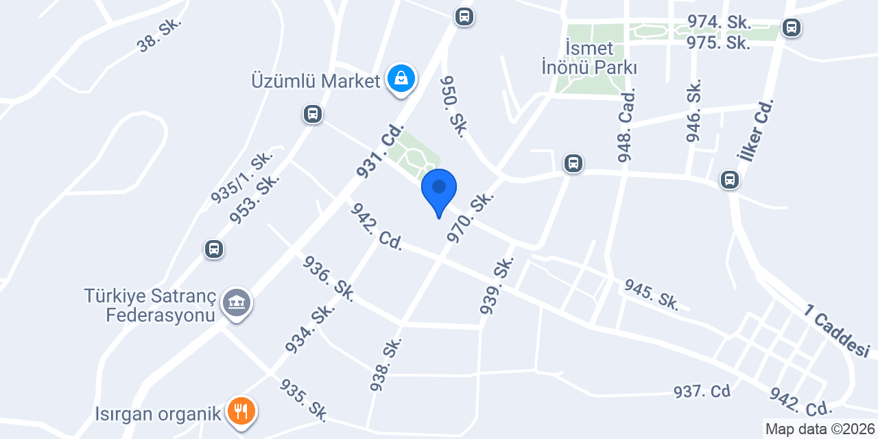 Bensu Eczanesi konumu