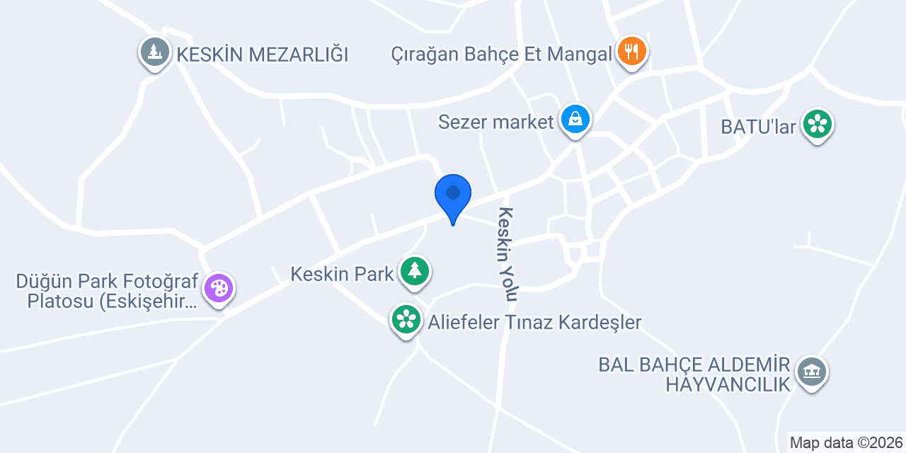 Esirger Çiftliği konumu