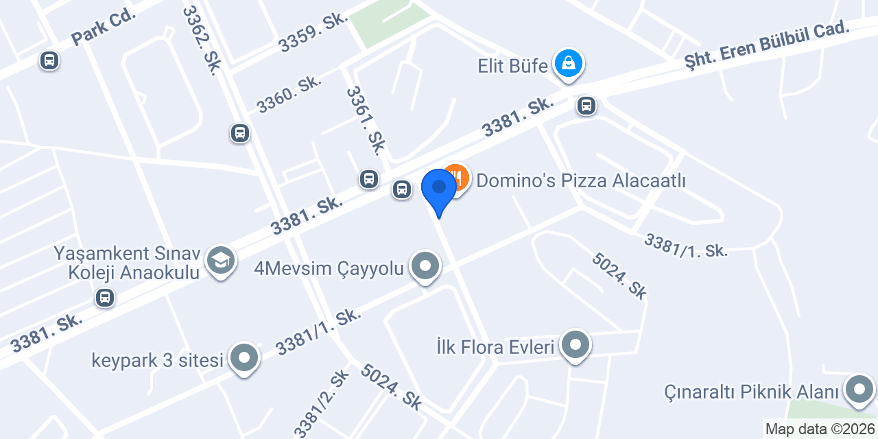 Ninda Kahve Fırın konumu