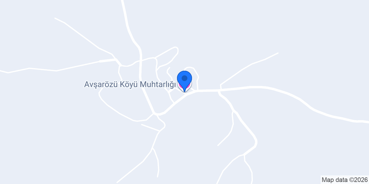 Avşarözü Köyü Muhtarlığı konumu
