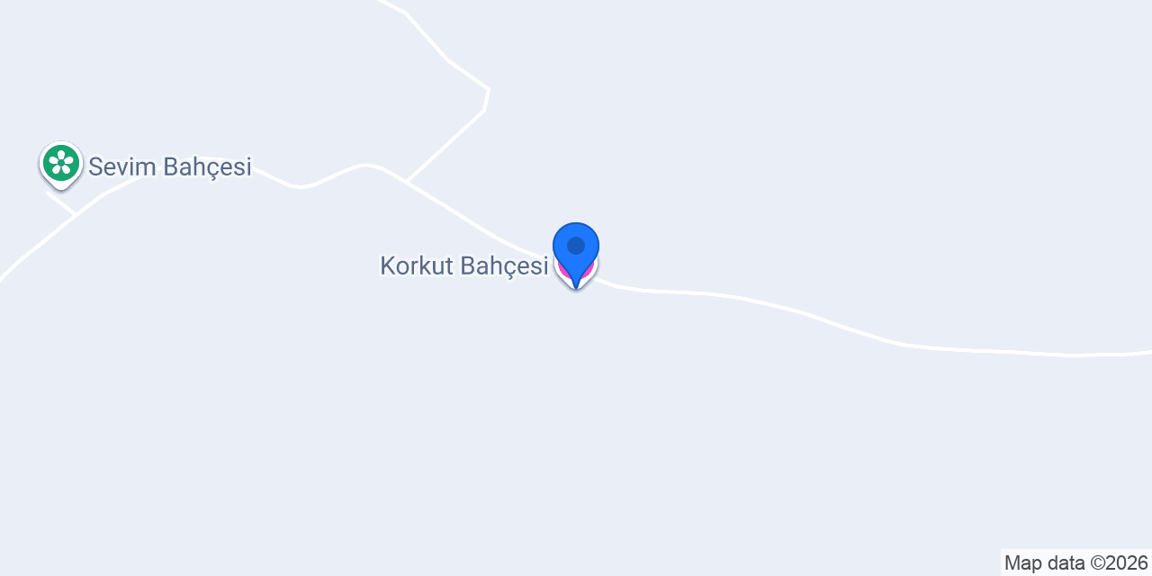 Korkut Bahçesi konumu