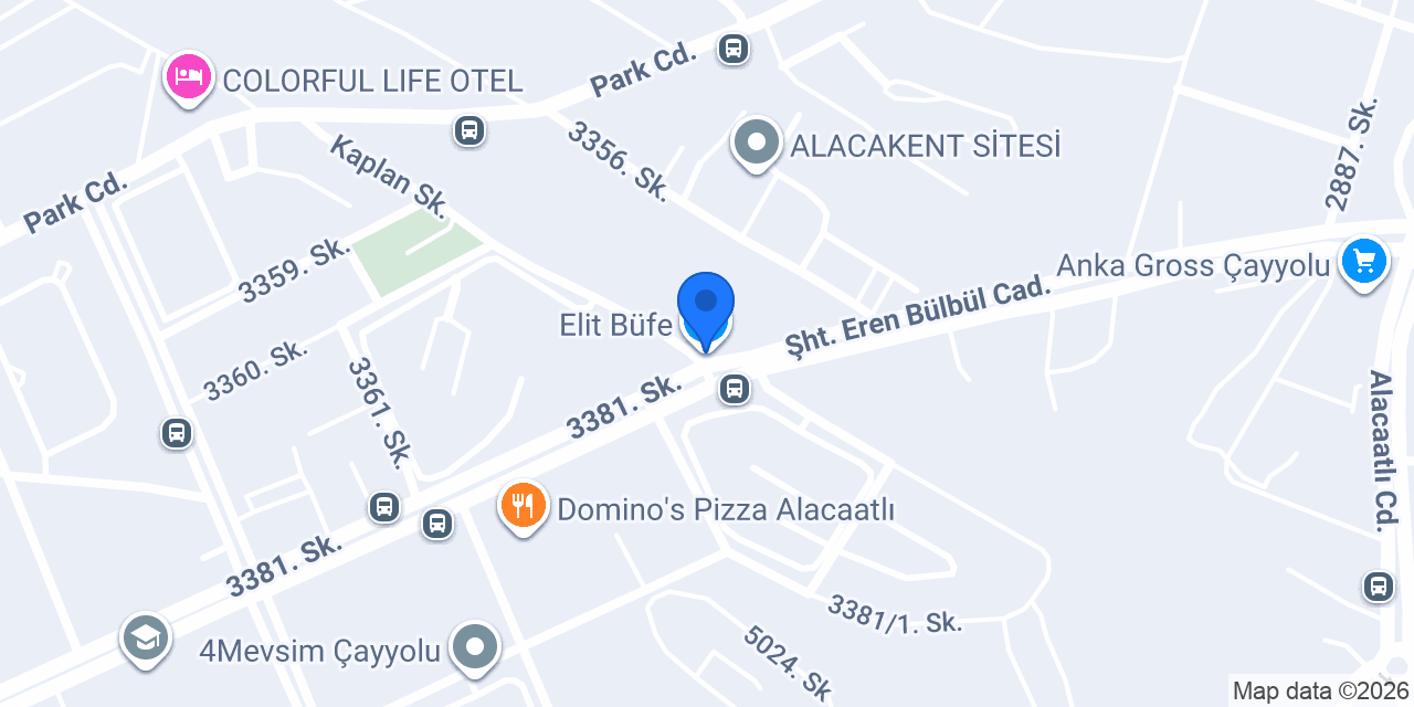Elit Büfe konumu