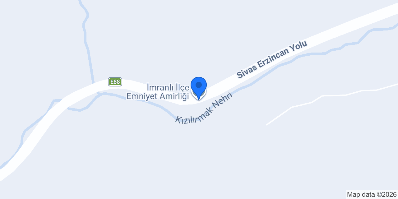 İmranlı İlçe Emniyet Amirliği konumu