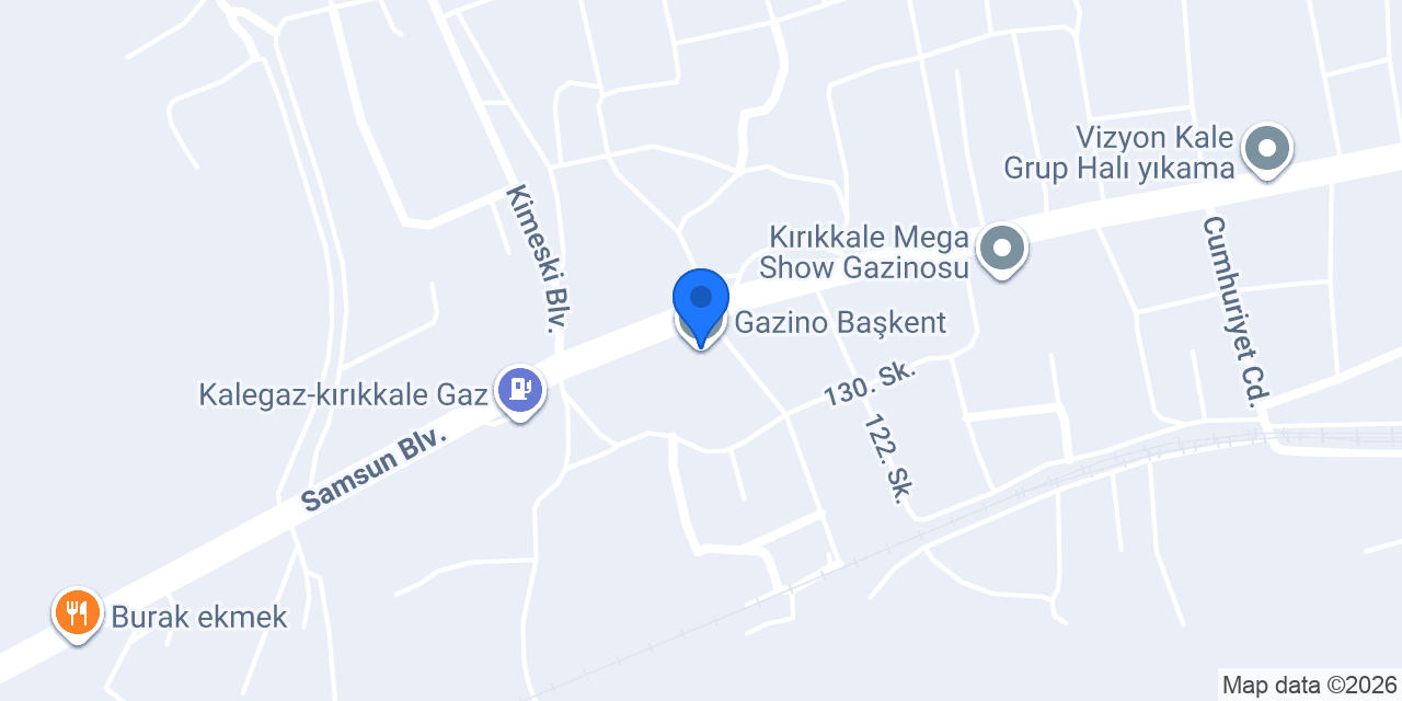 Gazino Başkent konumu