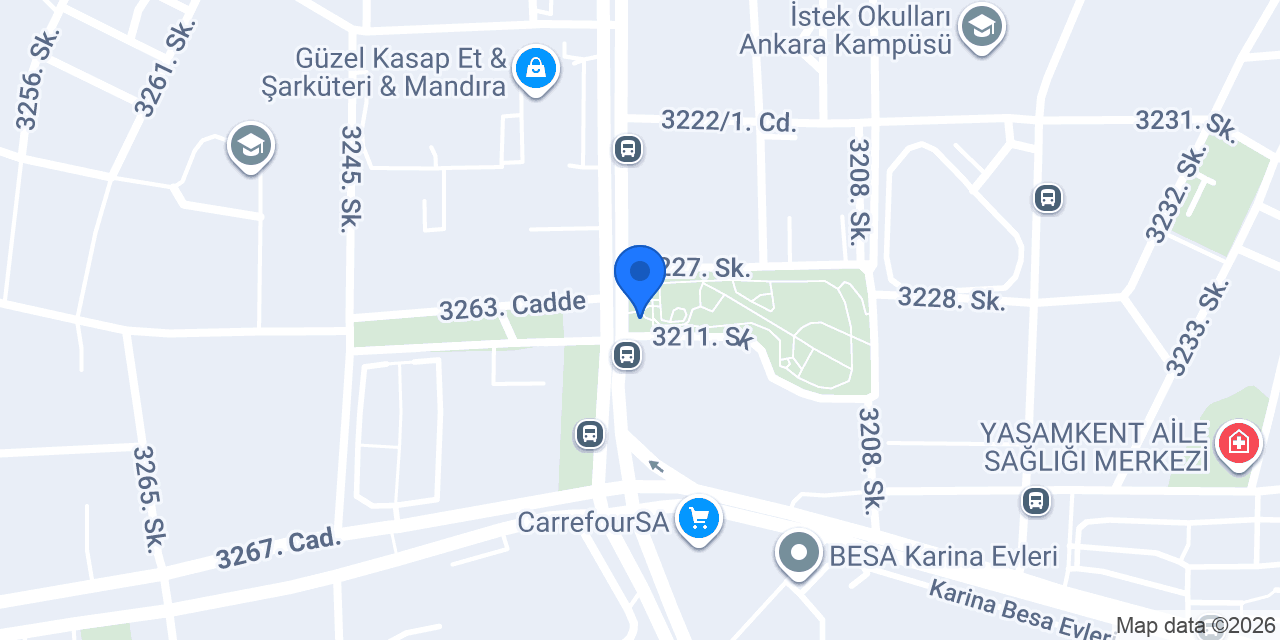 Yaşamkent Taksi konumu