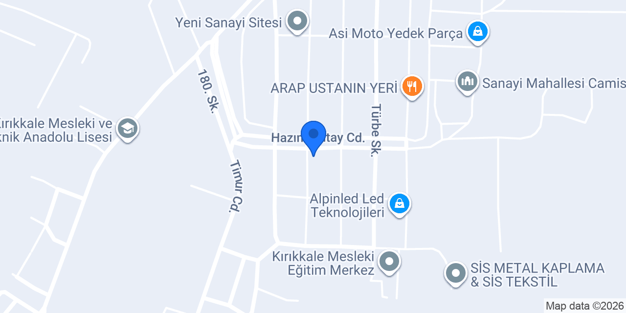 Zirve Ticaret Kırıkkale konumu