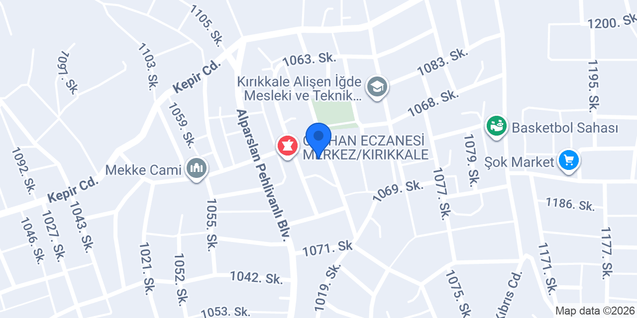 Geraldine Saran İlköğretim Okulu konumu