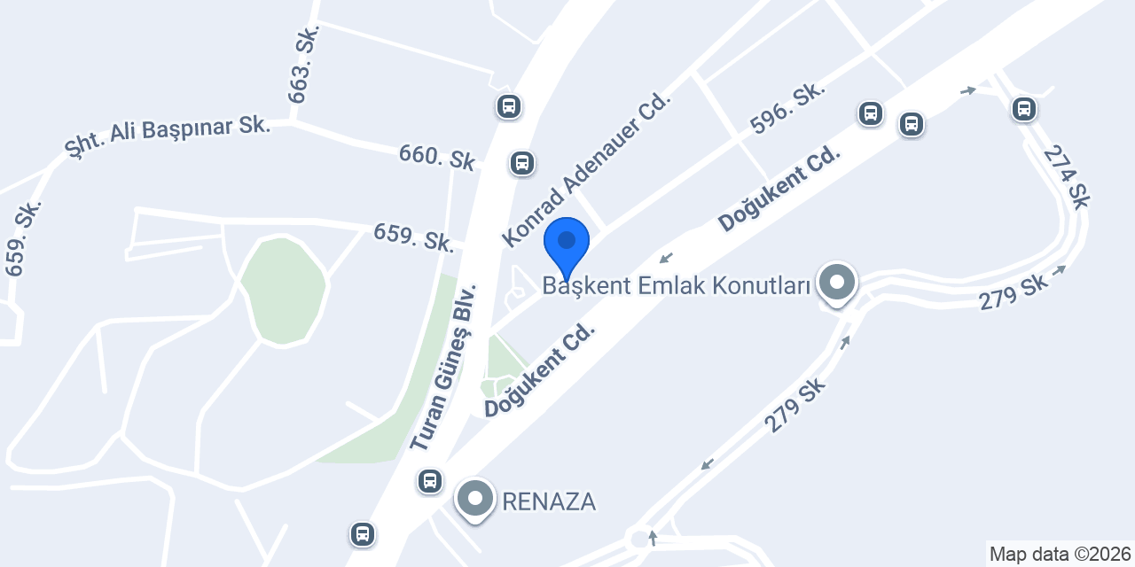 Masterdent Diş Kliniği konumu