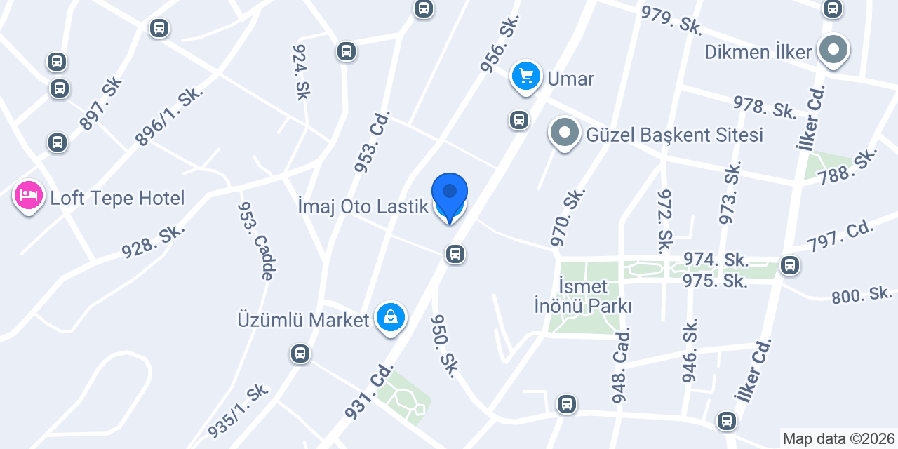 İmaj Oto Lastik konumu