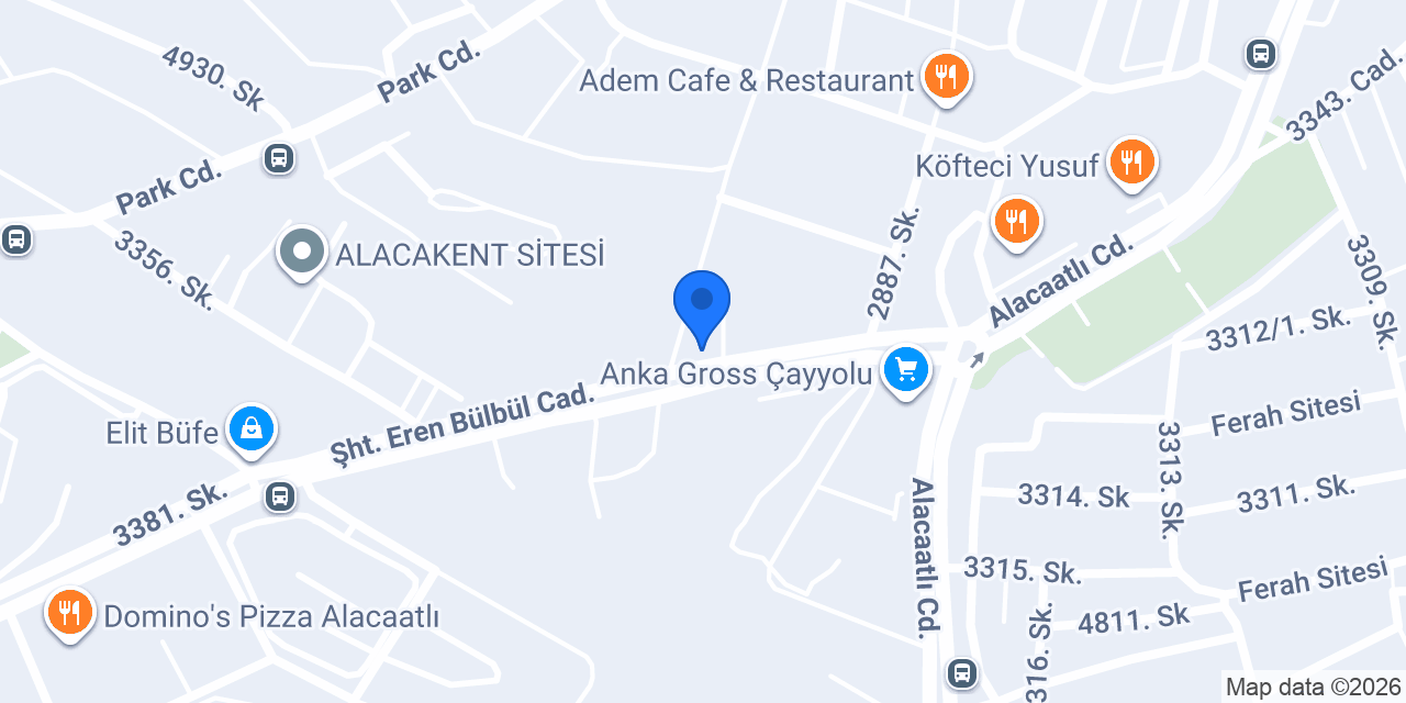 Özlemce Döner Çayyolu konumu