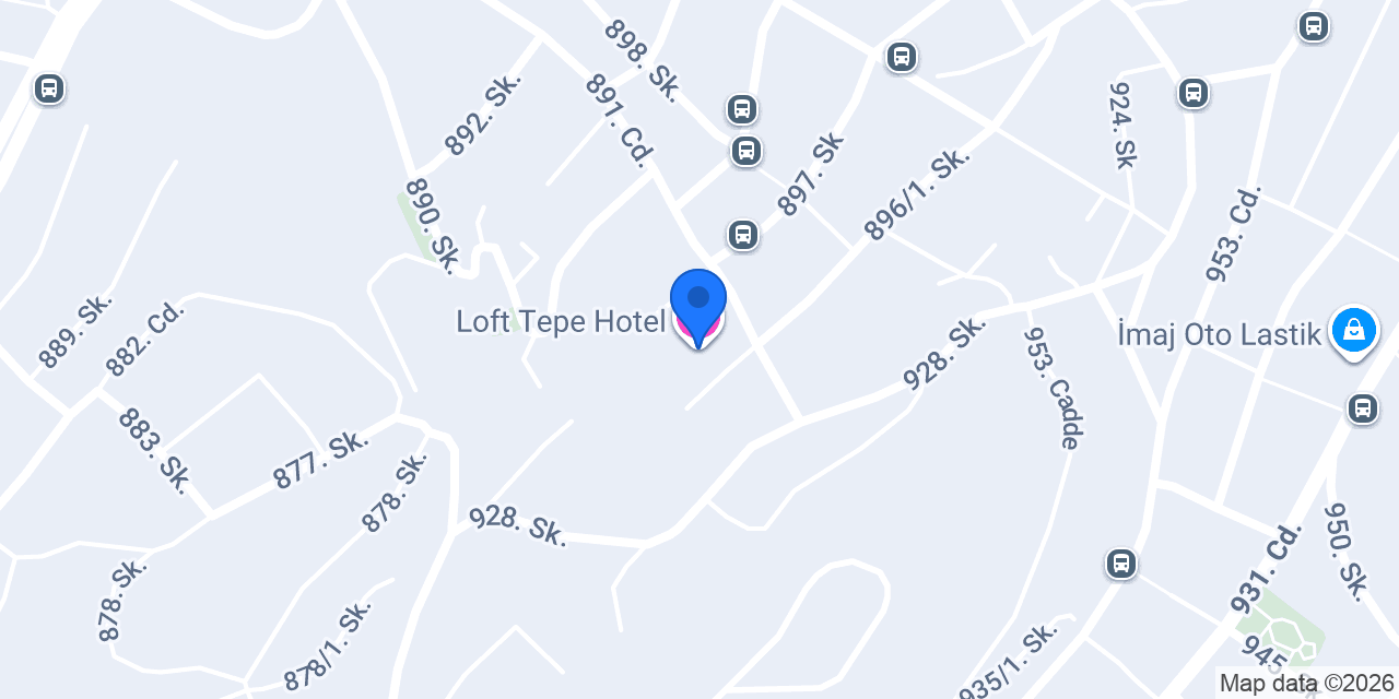 Loft Tepe Hotel konumu