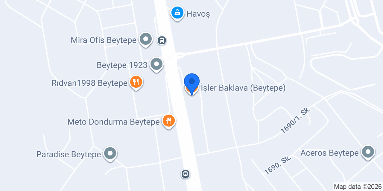 İşler Baklava (Beytepe) konumu