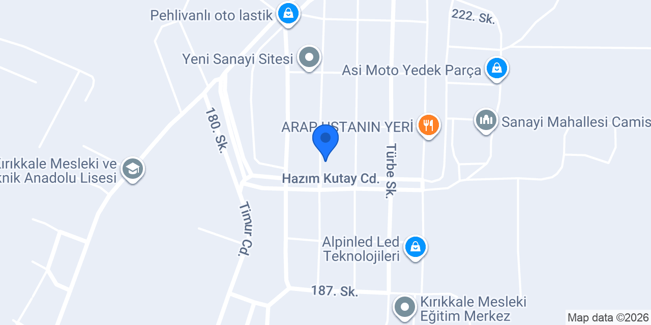 A-Y OTOMOTİV konumu
