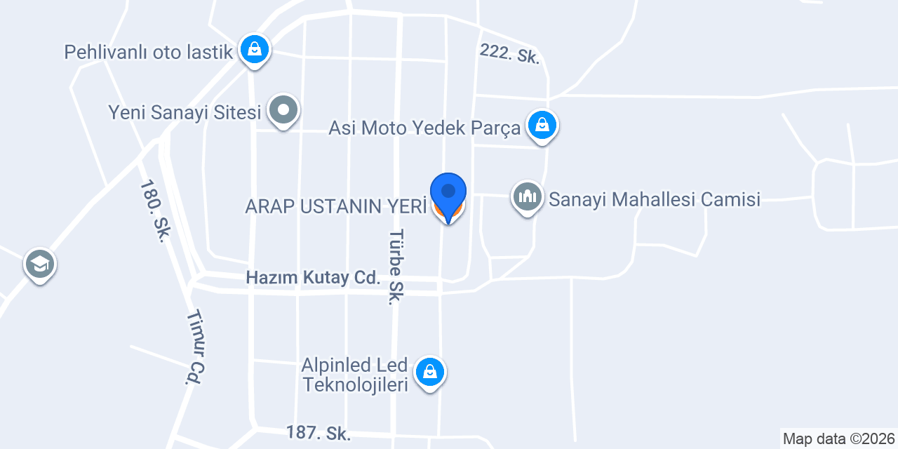 ARAP USTANIN YERİ konumu