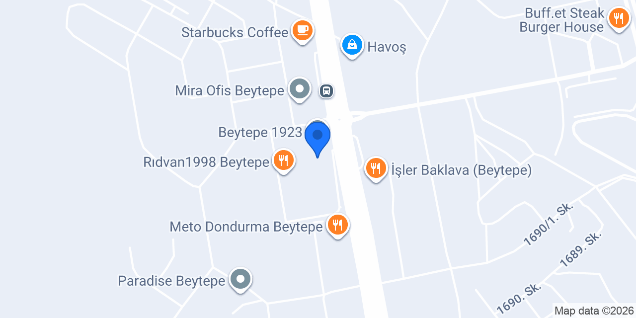 Caffé Di Toeé Beytepe 1923 konumu