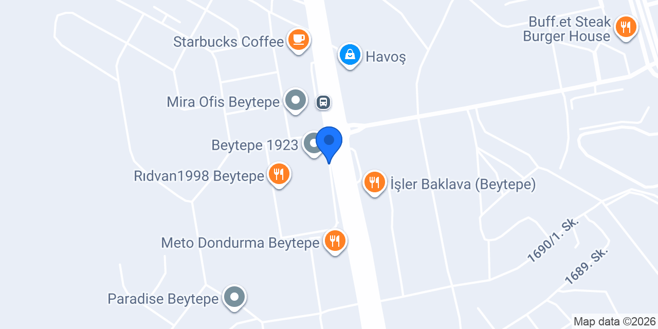 BLAK Coffee Co. Beytepe 1923 konumu