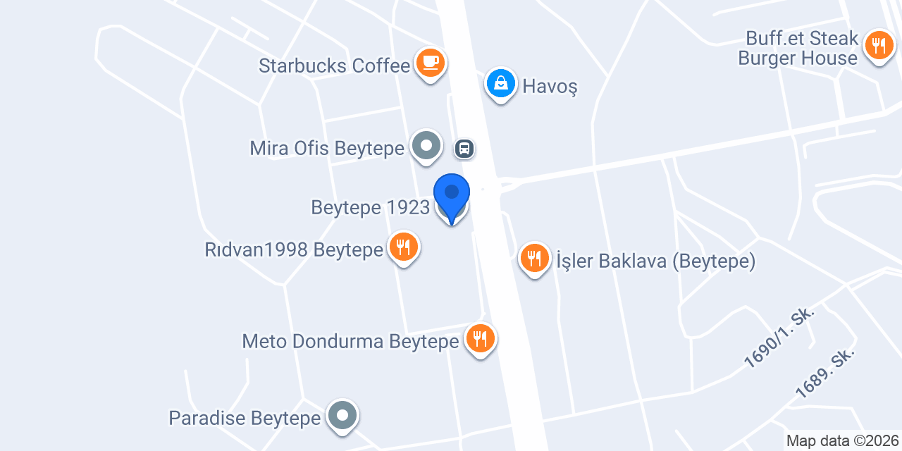 Beytepe 1923 konumu