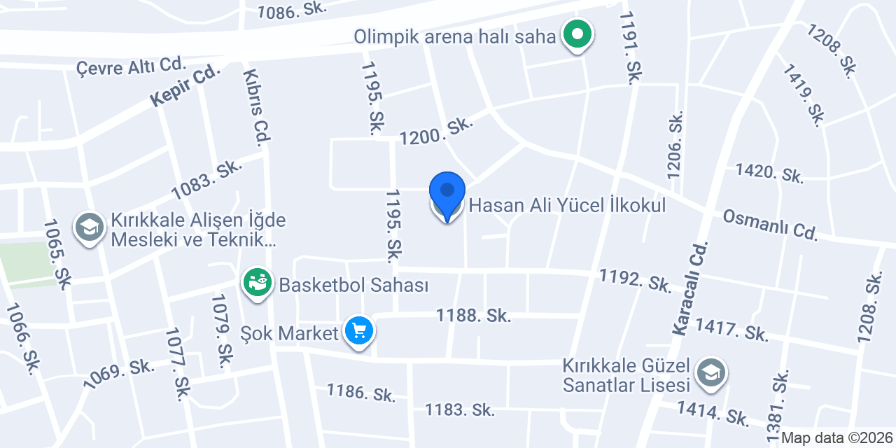 Hasan Ali Yücel İlkokul konumu