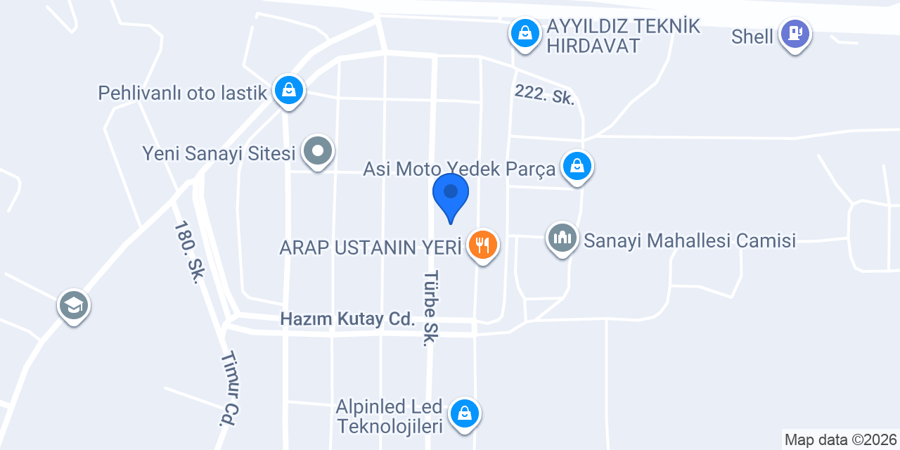 Güler Ford servis konumu