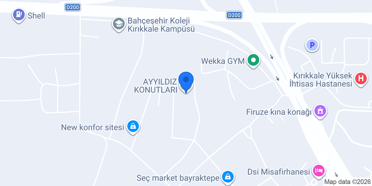 AYYILDIZ KONUTLARI konumu