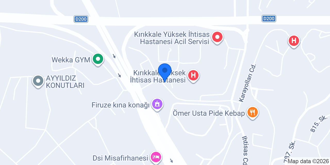 KIRIKKALE TAKSİ konumu