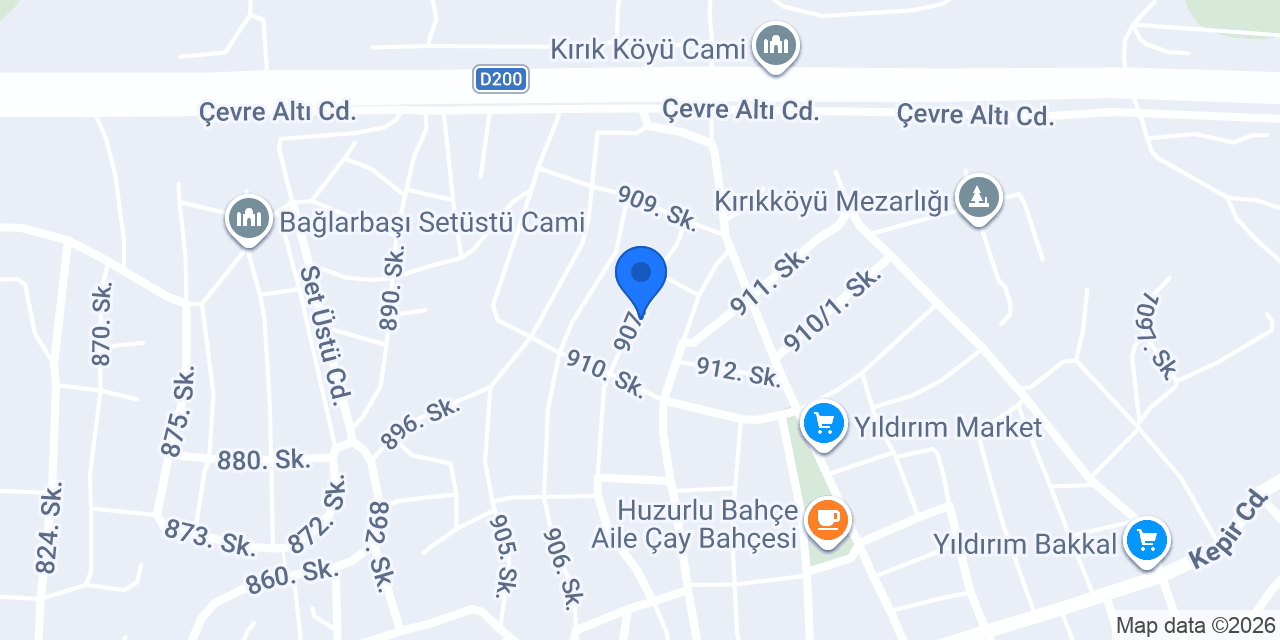 Bağlarbaşı TAKSİ konumu
